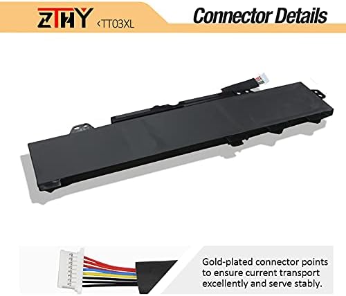 ZTHY TT03XL 933322-855 932824-421 Laptop Battery Replacement for HP EliteBook 755 G5 /850 G5 /850 G6, ZBook 15U G5 /15U G6 Series 932824-1C1 932824-2C1 HSTNN-LB8H HSTNN-DB8K 11.55V 56Wh 4850mAh