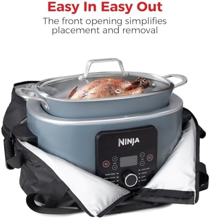 Goldlion Carrying Bag Compatible with Ninja Crockpot Slow Cooker - Portable Travel Carrier Case - Accessories for Ninja Foodi Possiblecooker Pro 8.5 Qt
