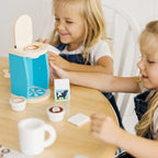 Melissa & Doug 11-Piece Brew and Serve Wooden Coffee Maker Set - Play Kitchen Accessories Pretend Play Kitchen Accessories Kids Coffee Maker Set For Girls And Boys