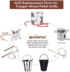Upgraded 2.0 RPM Auger Motor Replacement Parts for Traeger, Pit Boss Wood Pellet Grills & Camp Chef Smokers, Oklahoma Joe's & Cuisinart WoodCreek Pellet Grill, Barbecue Auger Motor, 120V 60Hz 2 Pole