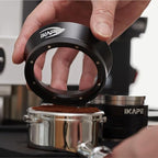54mm Espresso Dosing Funnel and Puck Screen Set, Magnetic Espresso Dosing Ring, Reusable Stainless Steel 53mm Coffee Filter Compatible with Breville 54MM Portafilter Espresso Machine Accessories