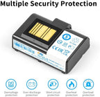 CBQ 3400mAh Upgrade Battery for Zebra Mobile Printer ZQ610 QLN320 QLN220(HC) ZQ500 ZQ510 ZQ520 ZQ521 ZQ620 ZR628 ZR638 ZQ658 ZQ668 Printers Replacement Battery,Lithium Ion.