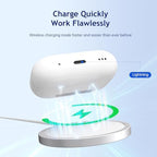 Wireless Charging Case Replacement Compatible with AirPods Pro 1st & 2nd Generation, Wireless Charger Case Replacement for AirPods Pro 1/2 (1st & 2nd Generation), No Earbuds