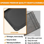 4396096RB Griddle Replacement for Whirlpool stove Parts Top Griddle Plate, W10297135 Cast Iron Griddle for Maytag, Kitchenaid, Jenn Air, Amana, Gourmet Gas Range Cooktop Parts Burner Griddle Pan 1 Pcs