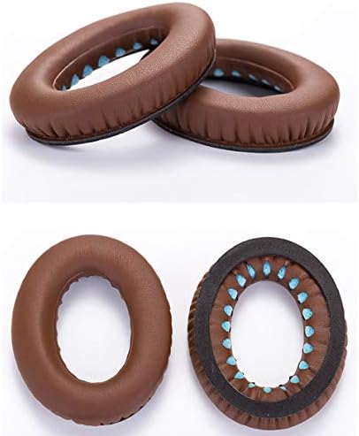 Headphones Replacement Ear Pads,for Bose Quietcomfort QC15 QC25 QC35 35 ii-(Brown)
