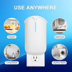 Flying Insect Trap, Compatible with M364A Refill, 2 Plug-in Base + 2 Cartridge
