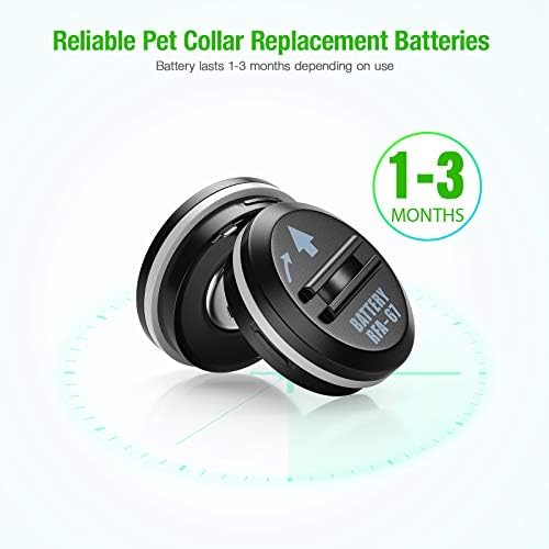 EBL RFA-67 6 Volt Pet Collar Replacement Batteries 10 Pack, Compatible with RFA-67D-11 PetSafe 6V Lithium Battery Specific Dog Receiver Collars