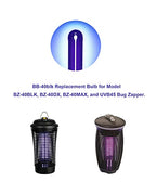 Dichroma BB-40blk 40W Black Light Replacement Bulb Compatible with Black Flag Model BZ-40BLK, BZ-40DX, BZ-40MAX, and Stinger Model B4045-4 UVB45 Bug Zapper, 2 Pack