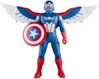 Marvel Avengers Captain America: Brave New World Flight Mode Action Figure with Accessories, 9-Inch-Scale (22 cm) Super Hero Toys for Kids Ages 4+