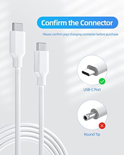 65W Fast Type C Charger for Samsung Galaxy Book Laptop Charger – for Galaxy Book Pro, Pro 360 and More Replacements with USB C Connector, Foldable, Compact, Detachable 7.5ft Cable