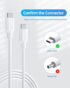 65W Fast Type C Charger for Samsung Galaxy Book Laptop Charger – for Galaxy Book Pro, Pro 360 and More Replacements with USB C Connector, Foldable, Compact, Detachable 7.5ft Cable