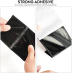 4.4 Inches x 7 Feet Strong Sticky Back Heavy Duty Hook and Loop Tape with Adhesive, Non-Slip Couch Cushion Grip Accessories, Double Sided Strip Roll to Prevent Sliding, Black