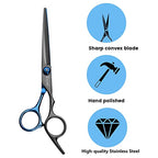 Hair Cutting Scissors Haircut Shears Kit, Fcysy Professional Scissors for Hair Barber Scissors Hair Shears Set, Hairdressing Salon Scissors Blending Shears Barber Accessories for Hairdresser Home Use