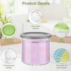 4 Pack Creami Pint Containers and Lids for Ninja, Compatible with Ninja NC299 NC300 Series Creami Maker Maker Machine Accessories, BPA Free & Dishwasher Safe, Assorted Colors