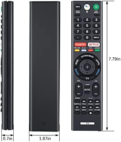 Replacement for Sony Bravia TV Remote with Voice Control, for Sony RMF-TX300U 4K Smart HDTV XBR-49X800E XBR-55X800E XBR-55X850D XBR-65X850E XBR-85X850D XBR-43X800E XBR-65X930D XBR-75X850E XBR-75X940D