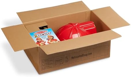 Melissa & Doug Fire Chief Role Play Costume Dress-Up Set Pretend Fire Fighter Outfit With Realistic Accessories, Firefighter Costume For Kids And Toddlers Ages 3+