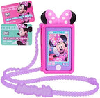 Disney Junior Minnie Mouse Chat with Me Pretend Play Cell Phone Set, Lights and Sounds, Officially Licensed Kids Toys for Ages 3 Up by Just Play