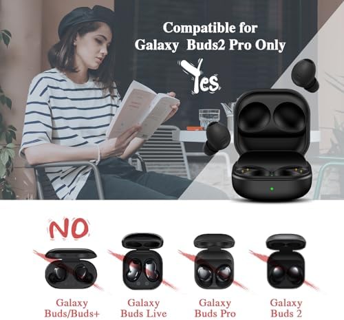 Replacement Charging Case for Samsung Galaxy Buds Pro 2 SM-R510 – Wireless Charger, 770mAh Battery, LED Indicator, Fast Charging