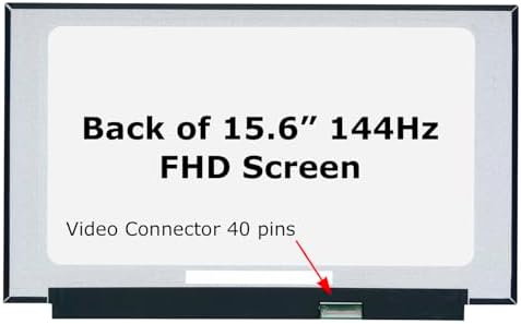 SCREENARAMA New Screen Replacement for Lenovo Legion 7 15IMH05 81YT 40pin 144Hz FHD 1920x1080 IPS LCD LED Display with Tools and Tape