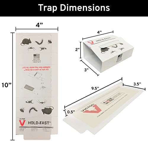 Victor M309 Professional Glue Boards for Insect and Rodent monitoring - 72 Glue Boards