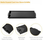 W10432544 Griddle Replacement Parts for Whirlpool Stove Parts Top Cast Iron Griddle Plate, W10432539 Kenmore Maytag Jenn Air Kitchenaid Range Parts Griddle Pan Flat Top Pan 1 Pack