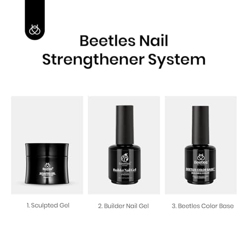 beetles Builder Gel for Nails 10 in 1 60g Scuplted Gel Hard Gel for Nail Apex Nail Extension Gel Strengthener Gel UV Nail Gel with Nail Accessories for Women Nail Salon Builder Gel Nail Kit
