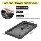 MEILEN Mouse Traps Indoor, Glue Traps for Mice and Rats, Super Heavier Rat Traps Large Size Pre-Scented Strengthen Sticky Mouse Traps for Home Safe for Children & Pets-12Packs