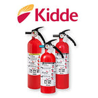 Kidde Fire Extinguisher for Home, 1-A:10-B:C, Dry Chemical Extinguisher, Red, Mounting Bracket Included, 6 Pack