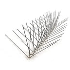 Bird-X Original Stainless Steel Bird Spikes, 6-inch Regular Wide Spikes Since 1964, Bird Spikes for Pigeons and Other Small Birds, Easy to Install, Contains 2 ft. Strips, Cover 24 Linear Feet Area
