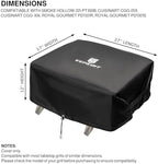 Table Top Grill Cover for Smoke Hollow 205 PT300B, Small Grill Cover for Outdoor Use, Portable Grill Cover for Cuisinart CGG-059/CGG-306,Waterproof Outdoor Grill Cover BBQ Grilling Griddle Accessories