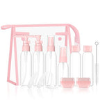 Morfone Travel Bottles kit, TSA Approved Travel Size Containers for Toiletries Leak Proof Refillable Liquid Travel Accessories with Toiletry Bag for Cosmetic Shampoo Conditioner Lotion