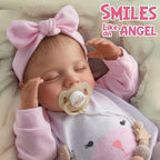 BABESIDE Lifelike Reborn Baby Dolls - 20-Inch Sweet Smile Realistic-Newborn Baby Dolls Full Body Vinyl Sleeping Baby Girl Real Life Baby Dolls with Toy Accessories Gift Set for Kids