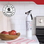 Kidde Kitchen Fire Extinguisher, Home Use for Grease Fires, 3.9 Lbs., Wall Mount Included, White