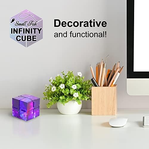 Infinity Cube Sensory Fidget Toy, Sensory Tool EDC Fidgeting Game for Kids and Adults, Cool Mini Gadget Best for Stress and Anxiety Relief, Unique Idea That is Light on The Fingers and Hands