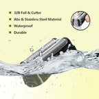 2Pack 32B Series 3 Electric Shaver Replacement Head Accessories for Braun S3 Foil & Cutter Razor Heads, Applicable for Braun S3 3040s 3010s 310s 3000s 3050cc 3080s 390cc Etc