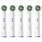Oral-B CrossAction Electric Toothbrush Replacement Brush Heads Refill, 5 Count