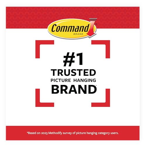 Command 5 lb Small Picture Hanging Strips 18 Pairs (36 Command Strips), Damage Free Hanging Picture Hangers, No Tools Wall Hanging Strips for Home Decor, White Adhesive Strips