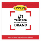 Command 15 lb Large Picture Hanging Strips 120 Pairs, (240 Command Strips) Damage Free Hanging Picture Hangers, No Tools Wall Hanging Strips for Christmas Decorations