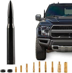 BJSIA Universal Car Antenna Replacement Compatible with Ford, Dodge, Chevrolet, GMC, Jeep, Toyota Truck Replacement Antenna - Made of Rugged Billet and Aluminum, Black, Car Accessories