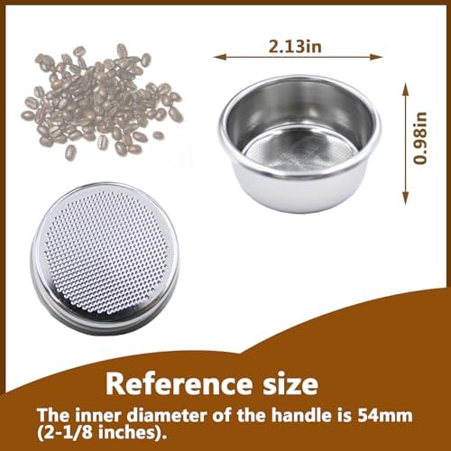 54mm Coffee Filter Basket Replacement for Breville Express and IMS (2 Pcs)