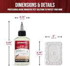 Catchmaster DefiANT Liquid Ant Bait Indoor (50 uses) + 4 Reusable Liquid Ant Bait Stations (2 Stacked), Multi-Surface Pest Control Traps for Home & Outdoor, Reduce & Remove Colonies, American Made