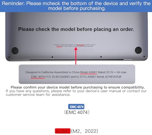 Replacement for Air 13.6" M2 2022 A2681 EMC 4074 13.6 inches 2560x1664 Full LCD Screen Display Complete Assembly (Starlight)
