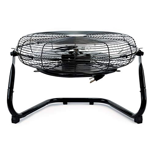 NewAir 18" High Velocity Industrial Floor Fan, Heavy Duty Metal Fan, Adjustable Tilt and 3 Speeds up to 4012 CFM, Rotatory Switch | Garage Fan for Indoor, Warehouse, Workshop, Gym or Home