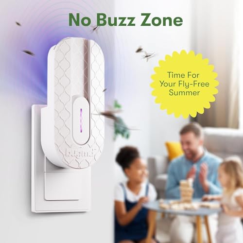 BugMD No Buzz Zone Refiller Pad (6 Pads) - Extra-Strong Adhesive Traps, Indoor Insect Trap Refill, No Harsh Chemicals, Household Friendly, Fly Trap Refill, Flea Trap Refills, Bug Trapper