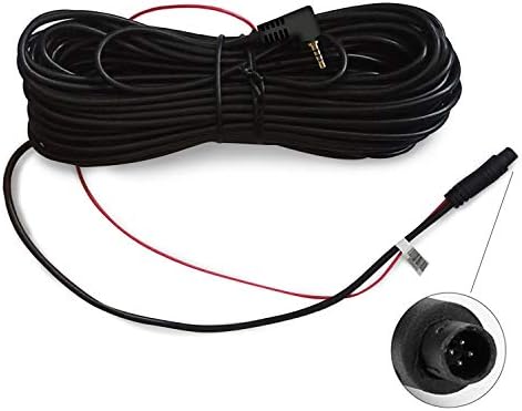 REDTIGER 50Feet Backup Camera Longer Replacement Cable for REDTIGER Dash Cam(4 pin,2.5mm)