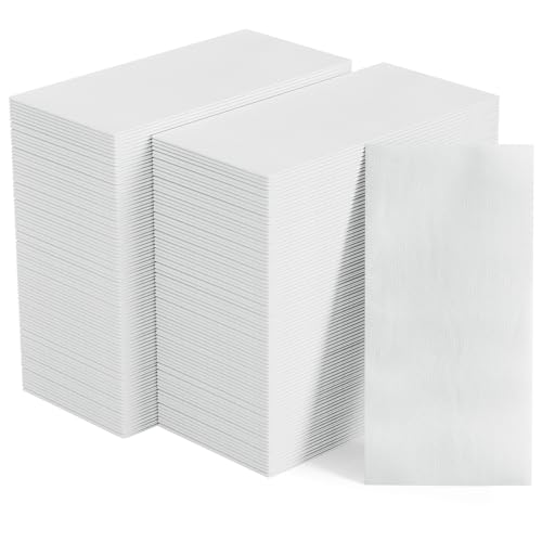 420PACK Disposable Hand Towels for Bathroom, Soft and Absorbent Paper Guest Towels Disposable Decorative Bathroom Hand Napkins for Kitchen, Parties, Weddings, Dinners