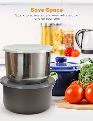Silicone Lid Inner Pot Cover Accessories Compatible with Ninja Foodi Pressure Cooker and Air Fryer 6.5 Quart and 8 Quart, Grey,By SiCheer