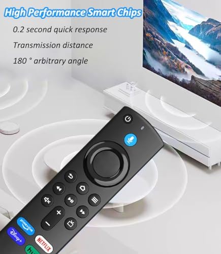 Voice Remote Replacement for FireStick 3rd Gen (L5B83G), Fit for Smart TV Stick/ 4K Max, 3rd Gen, 2nd Gen, Lite, Cube(1st Gen & 3nd Gen)