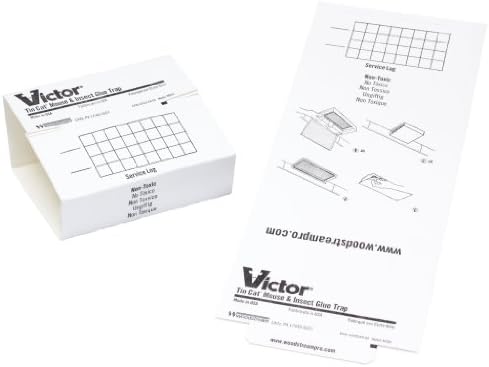 Victor M309 Professional Glue Boards for Insect and Rodent monitoring - 72 Glue Boards