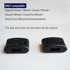 Cloud II Hinge Clamps - Replacement Hinge Side Buckles Parts for HyperX Cloud 2 / Cloud I/Cloud X/Cloud Pro/Cloud Core Wired Gaming Headsets (Right + Lift)